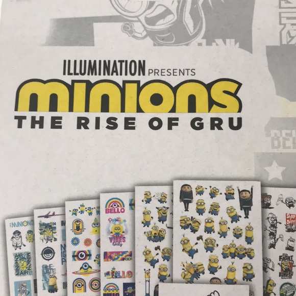🔸2/$10🔸 Minions The Rise Of Gru Sticker 24 Page Travel Activity Book New - Picture 4 of 9